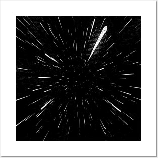 Vector Art Warp Speed Space Design Posters and Art